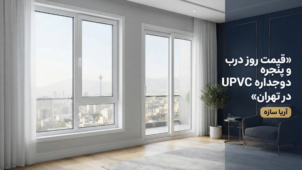 قیمت روز درب و پنجره دوجداره UPVC در تهران